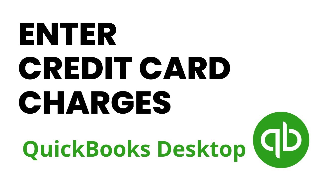 Mastercard Charges in QuickBooks Desktop