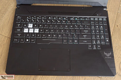 Asus TUF FX505 vice laptop computer